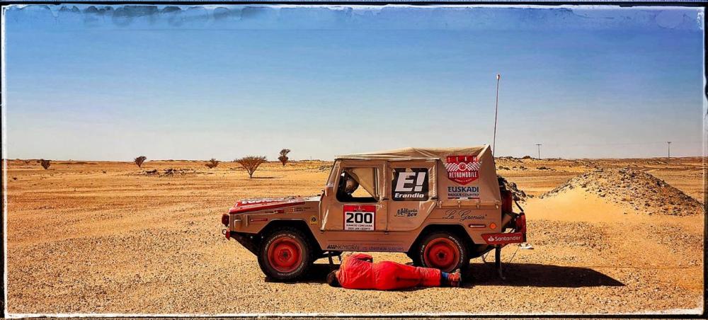 El equipo Euskadi 4x4  culmina su sueño en el I Dakar Classic