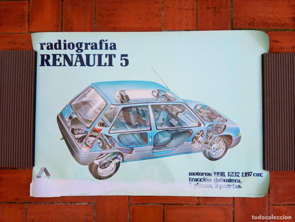 renault 5 supercinco - póster concesionario (no - Compra venta en  todocoleccion