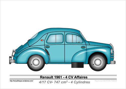 1961-Type 4 CV Affaires