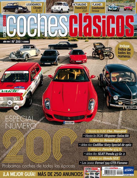 Coches clásicos llega a su número 200