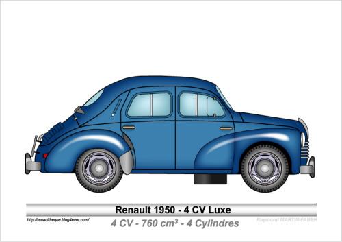1950-Type 4 CV Luxe