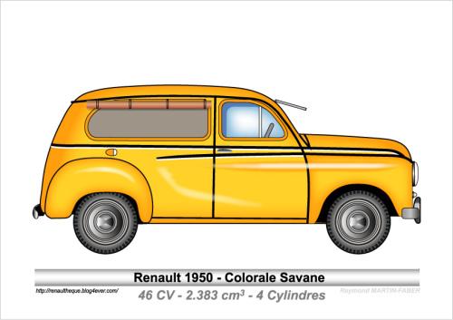1950-Type Colorale Savane