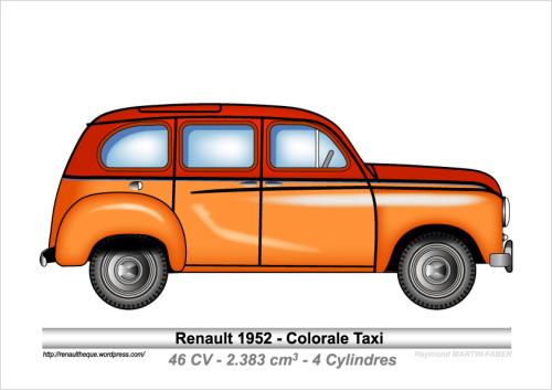 1952-Type Colorale Taxi