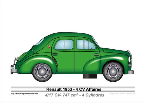 1953-Type 4 CV Affaires
