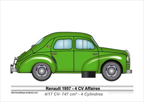 1957-Type 4 CV Affaires