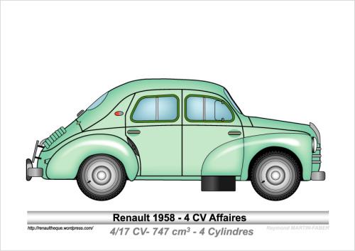 1958-Type 4 CV Affaires