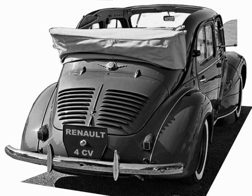 Renault 4CV Decapotable Grand Luxe 1956