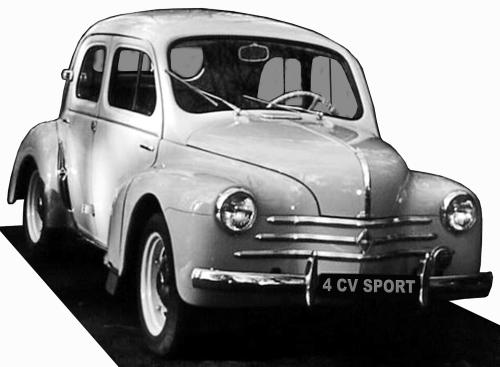 Renault 4CV SPORT 1956