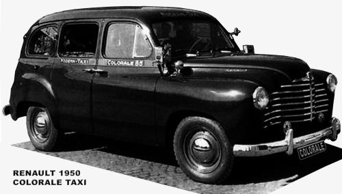 Colorale Taxi 1950