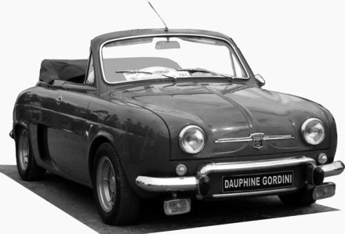 Renault Dauphine Gordini Cabriolet