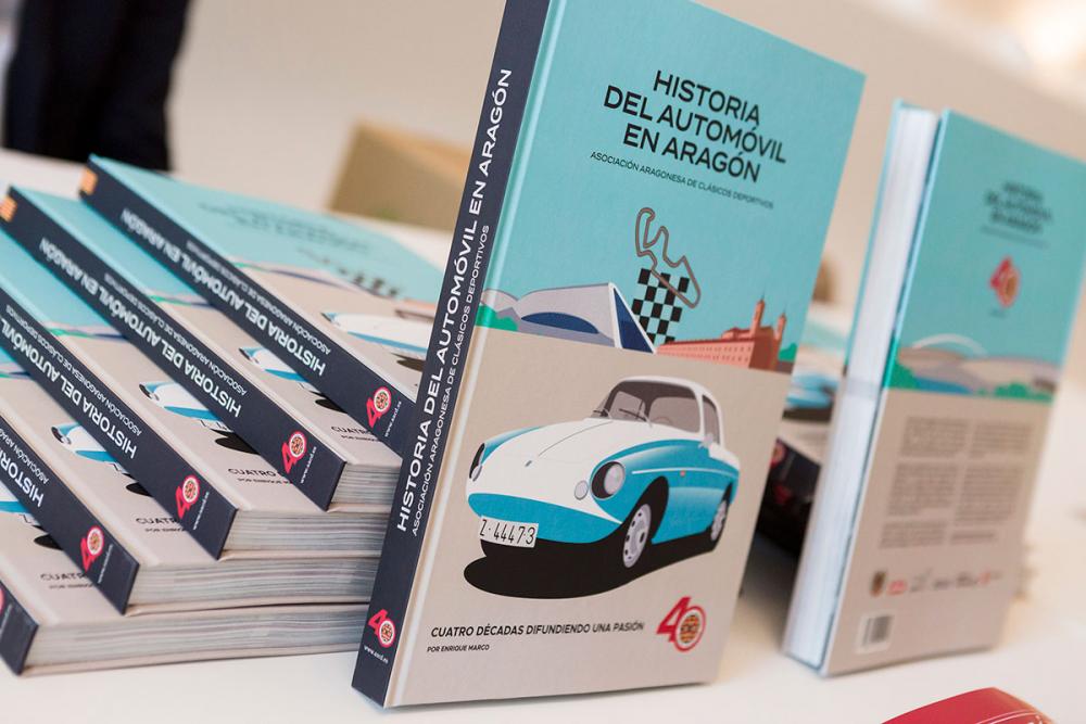 La AACD presenta en Mobility City el libro Historia del Automóvil en Aragón